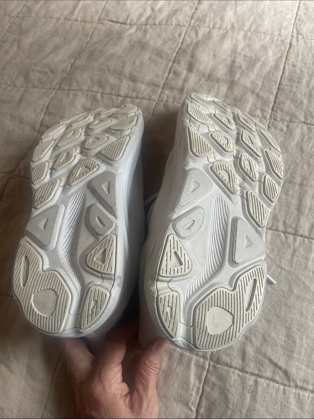 Hoka White Men's/Unisex Running Sneakers - Picture 5 of 6